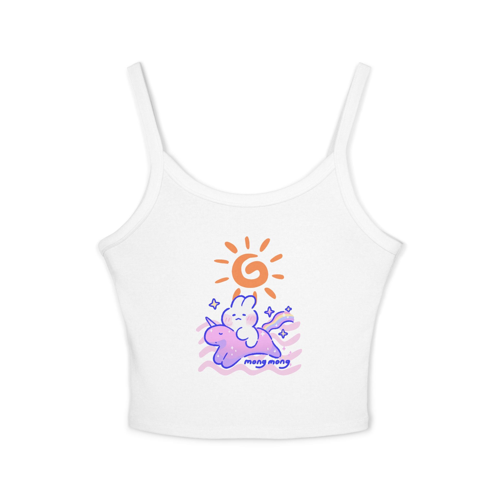 Lovely Mong Mong Spaghetti Strap Tank Top
